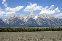 The Tetons from Glacier View Turnout