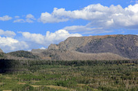 Clouds, Mountian and Forest