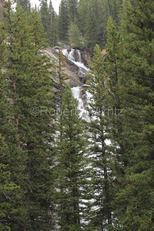 Dramatic Hidden Falls near Jenny Lake