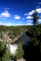 Yellowstone River after the Upper Falls