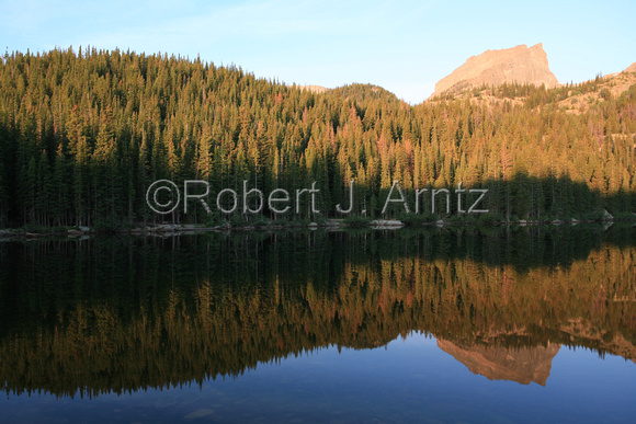 Hallet Peak in the early Morning at Bear Lake