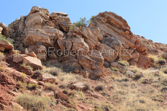Colorful Rock Outcropping
