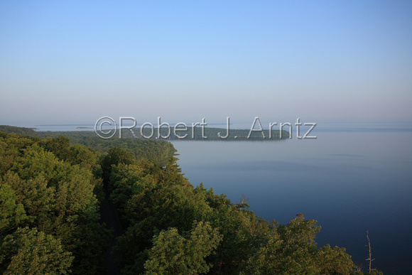 Early Morning View of Nicolet Bay from Eagle Tower
