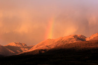 Rainbow above Mountains