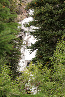 Glimpse of Hidden Falls near Jenny Lake