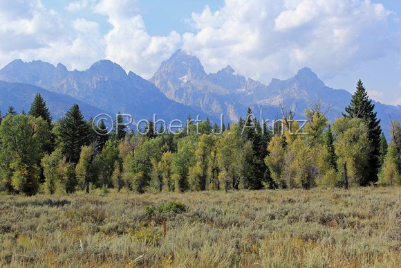 The Teton Range from Graig Thomas Visitor Center