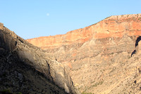 Canyon Walls and Full Moon