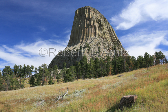 Impressive Devils Tower and Sky