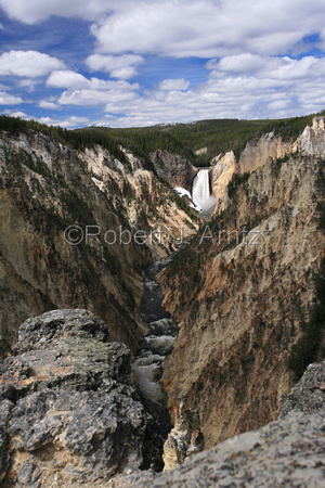 Rock Outcropping at Grand Canyon of the Yellowstone