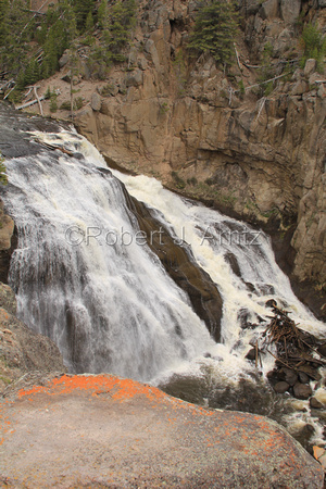 Detail of Gibbon Falls