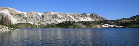 Lewis Lake 15" x 5" Panorama